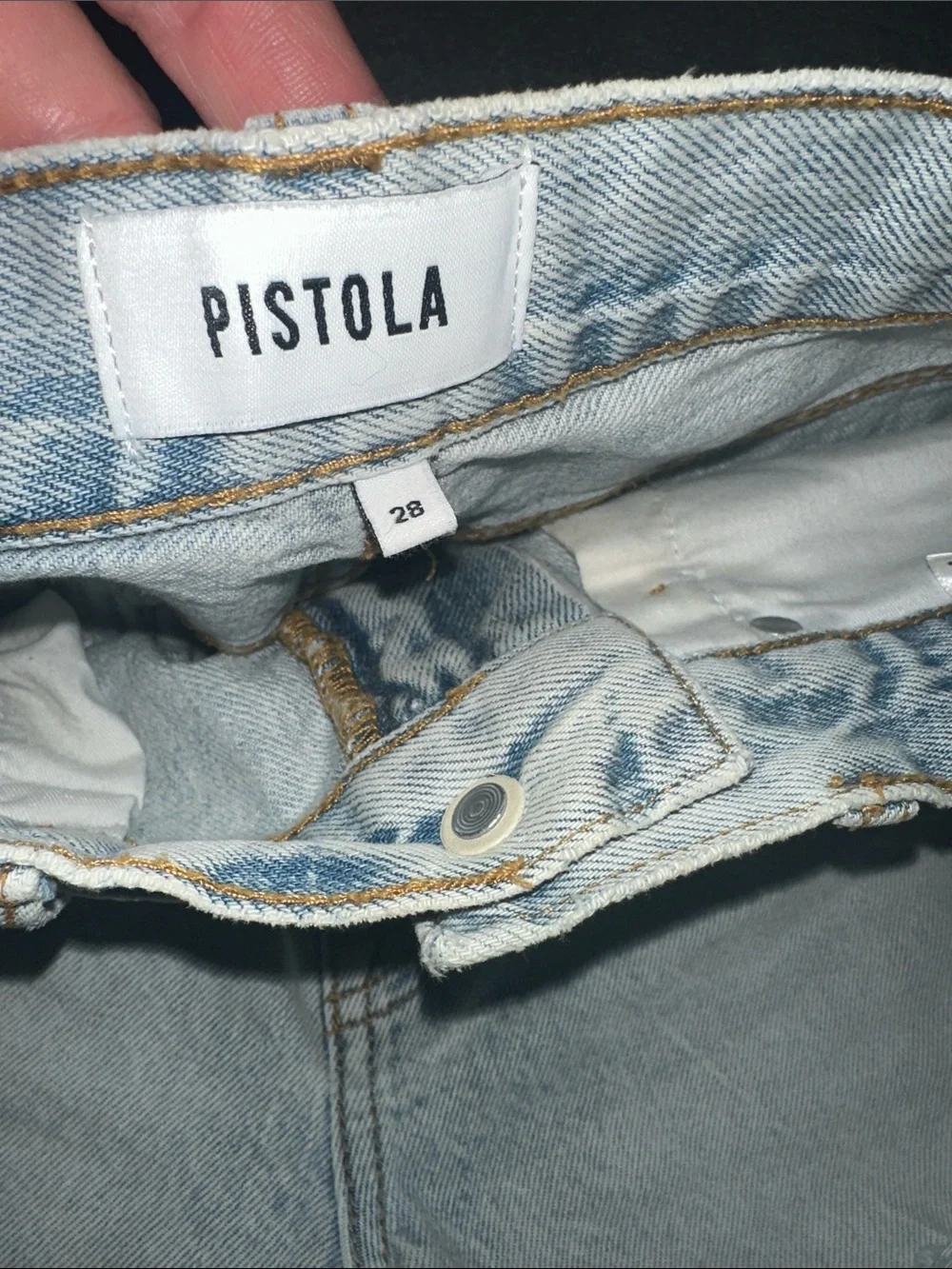 Like New! Pistola Distressed Light Wash Denim Cutoff Shorts - Women 28